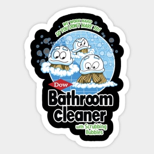 Scrubbing Bubbles Sticker